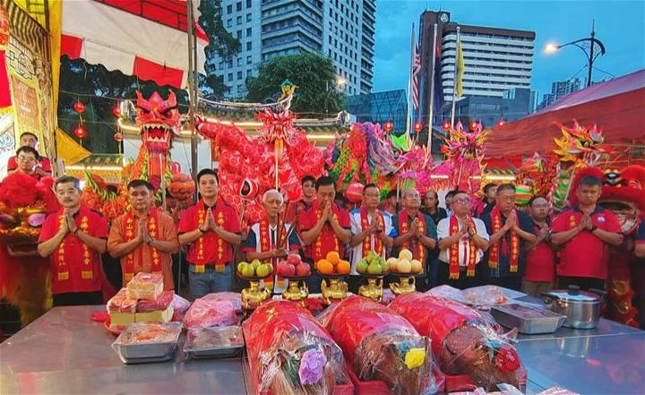 柔古廟游神檳大旗鼓 或聯合中國新加坡游神文化申遺