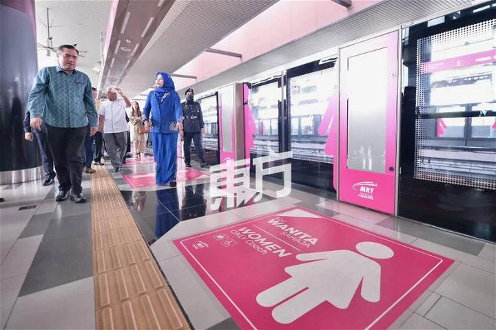 交長：自加影線捷運9月中旬啟用女性車廂　性騷擾投訴率明顯下降