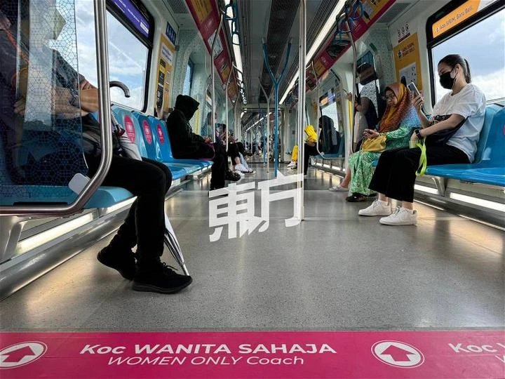 交長：自加影線捷運9月中旬啟用女性車廂　性騷擾投訴率明顯下降