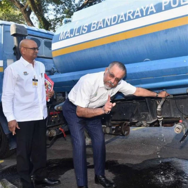 55水槽車應對明年1月制水　檳島市長：我們已做好準備