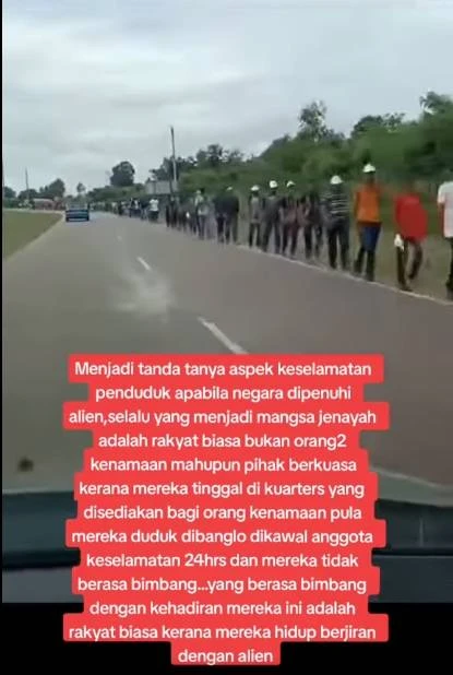 抵馬數月無工作　逾百外勞步行至警局報案引熱議