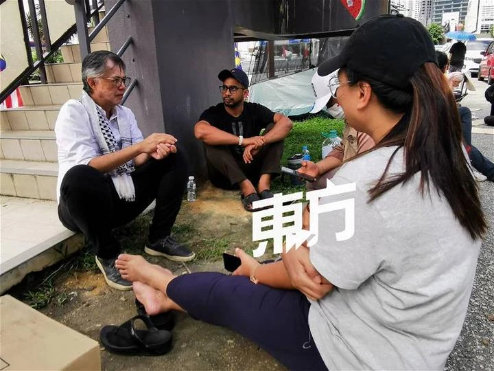 蔡添強：「包圍」美使館集會繼續進行　以施壓推進以巴停火