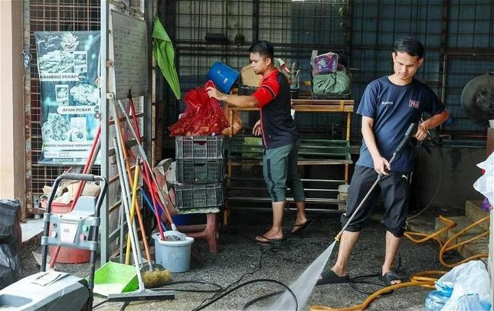 丹登彭水災災民持續下降