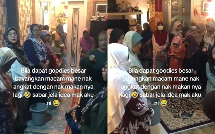 甘榜辦婚宴回禮竟是水桶　網民嘲稱來賓們領著像在等配水