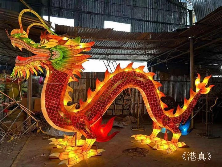 港真東協資訊｜動用巨型龍裝飾3千燈籠 大街近日換春裝