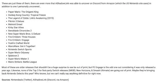 十餘款Switch卡帶即將絕版：奧德賽、異度之刃2等