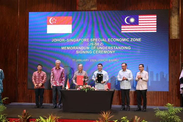 馬新簽署柔新經濟特區諒解備忘錄　強化兩國經濟合作