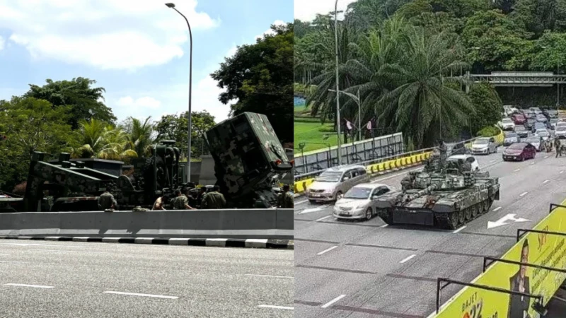 卡車、坦克路上拋錨 大馬陸軍向人民道歉