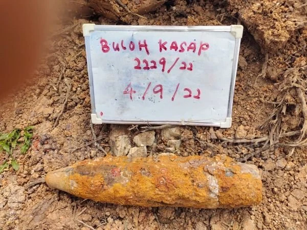 巫羅加什油棕園發現戰前炸彈　警方采高科技技術引爆