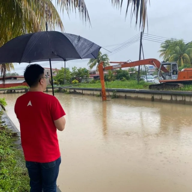 馮晉哲：儘可能減少水患風險 吁當局積極清理黑區溝渠