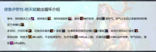 WLK懷舊服天賦推薦 熊德80天賦技能雕文解析