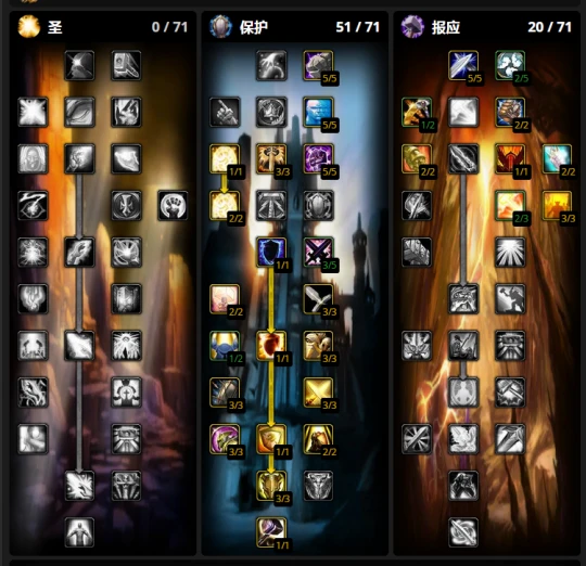 WLK懷舊服天賦推薦 防騎80天賦技能雕文解析