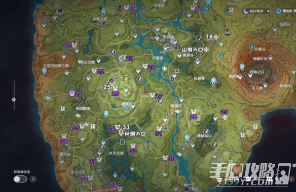 《原神》3.0須彌死域位置分享