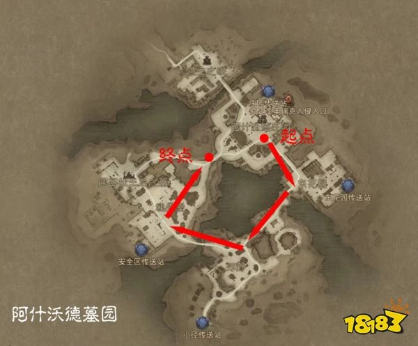 暗黑破壞神不朽阿什沃德墓園地圖探索全攻略 墓園100%探索內容詳解