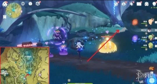 《原神》掣電樹傳送錨點在哪？翠翎恐蕈傳送錨點位置