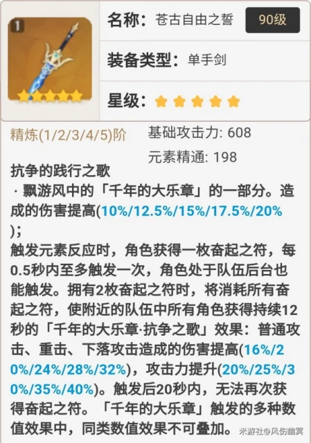 原神草主聖遺物武器推薦