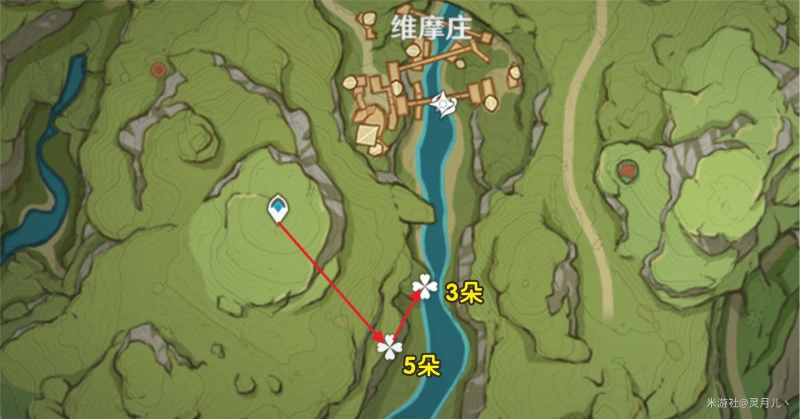 原神劫波蓮採集路線