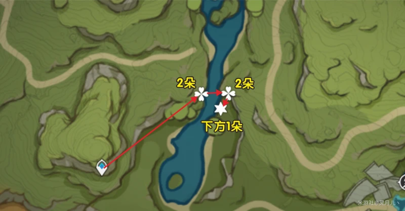 原神劫波蓮採集路線