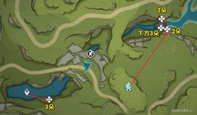 原神劫波蓮採集路線