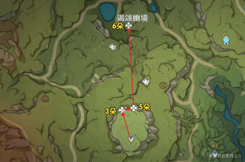 原神劫波蓮採集路線