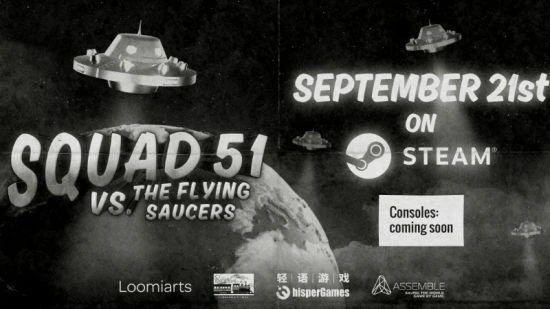 《勁爆51飛行隊》今日發售 B級片黑白風橫版射擊遊戲