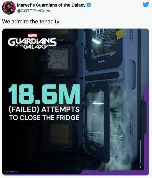 銀河護衛隊冰箱門被怒關近兩千萬次 官方：我們故意的
