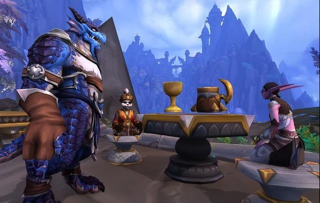 魔獸世界10.0巨龍時代:龍獸、熊貓人與暗夜精靈談論相似種族經歷