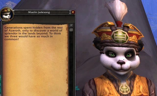 魔獸世界10.0巨龍時代:龍獸、熊貓人與暗夜精靈談論相似種族經歷