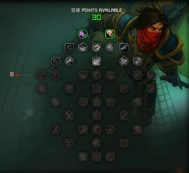 Build 45480版本盜賊天賦樹改動