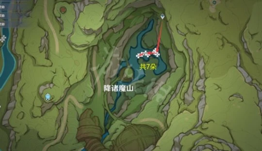 《原神》月蓮採集路線圖 月蓮採集路線介紹