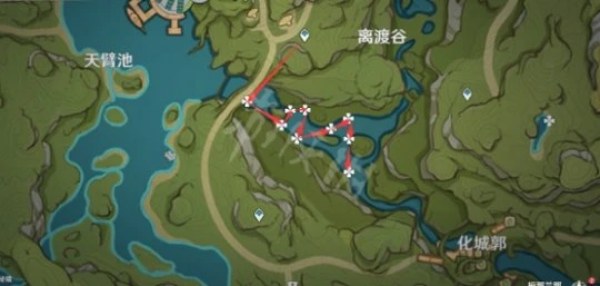 《原神》月蓮採集路線圖 月蓮採集路線介紹