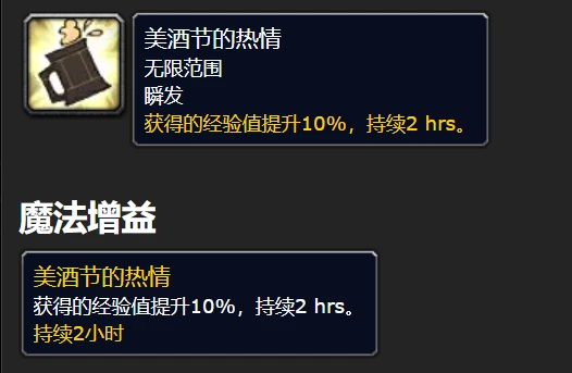 這個buff一定要拿 提高10%經驗值WLK練級必備