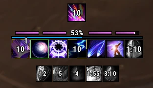 WLK懷舊服WA：三系法師技能監控和特效