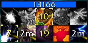 WLK懷舊服WA:平衡德魯伊團本技能CD監控