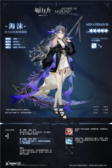 《明日方舟》海沫技能一覽