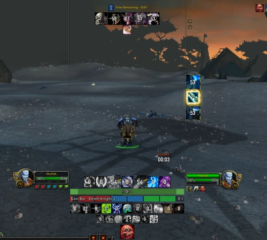 WLK懷舊服WA：死亡騎士Buff高亮顯示