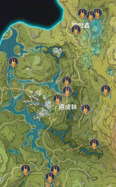 《原神》暝彩鳥的位置在哪裡？暝彩鳥位置分布介紹