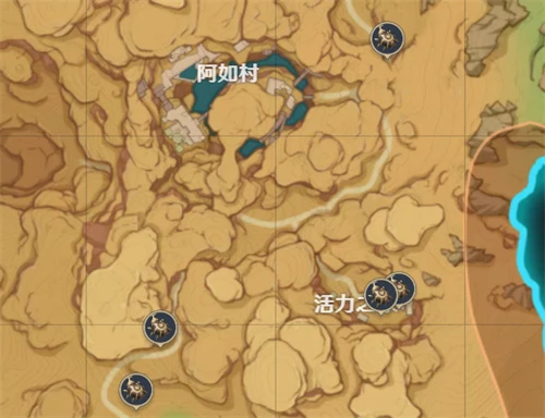 原神聖金蟲分布圖