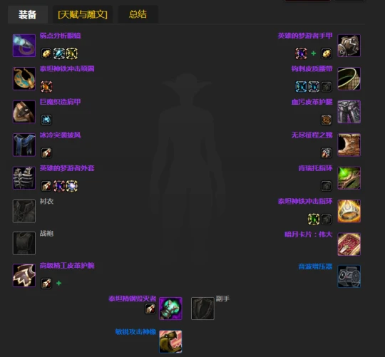 WLK懷舊服：熊德團本前與P1階段BIS裝備