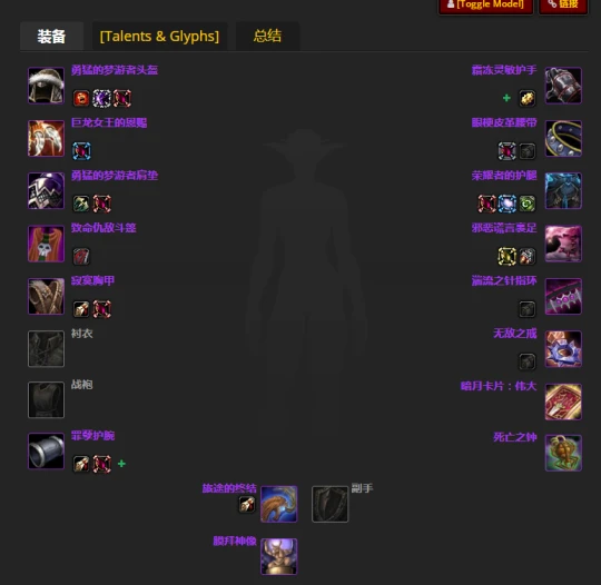 WLK懷舊服：貓德團本前與P1階段BIS裝備