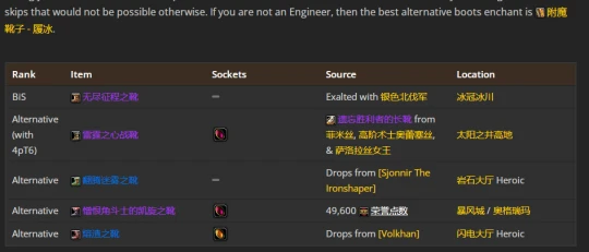 WLK懷舊服：貓德團本前與P1階段BIS裝備