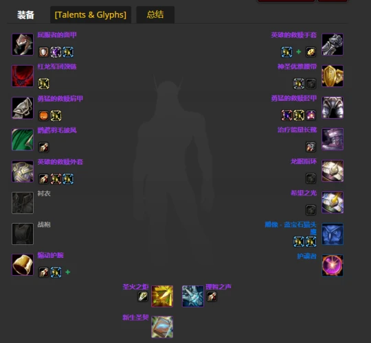 WLK懷舊服：奶騎團本前與P1階段BIS裝備