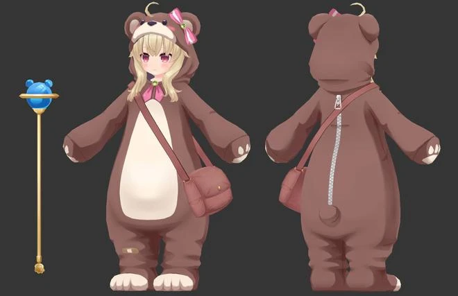 3D動作射擊《小魔女諾貝塔》主機版發售 專用新服裝亮相