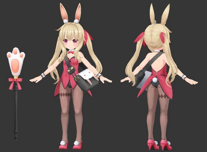 3D動作射擊《小魔女諾貝塔》主機版發售 專用新服裝亮相