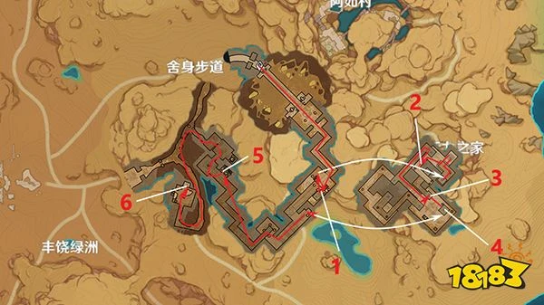 原神3.1版本草神瞳位置一覽 草神瞳採集路線圖文全覽