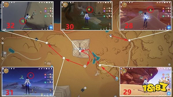 原神3.1版本草神瞳位置一覽 草神瞳採集路線圖文全覽