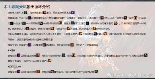 WLK懷舊服術士職業前瞻 屬性優先級天賦詳解