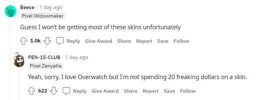 《守望先鋒2》皮膚太貴惹爭議 玩家：還是用免費的吧