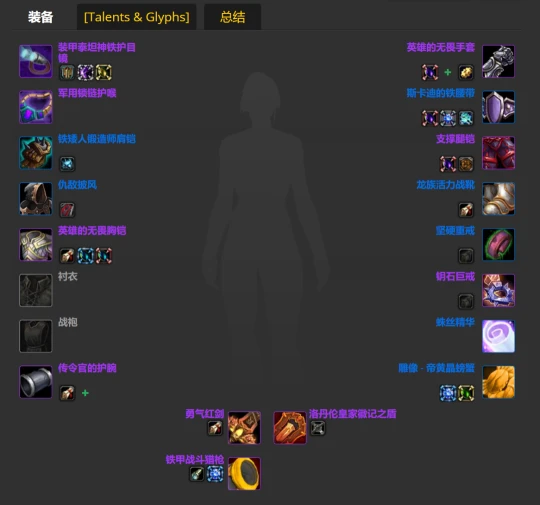 WLK懷舊服：團本開啟前各職業BIS裝備匯總