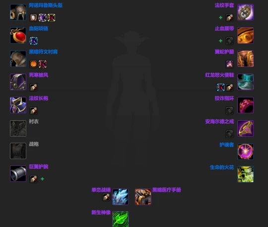 WLK懷舊服：團本開啟前各職業BIS裝備匯總